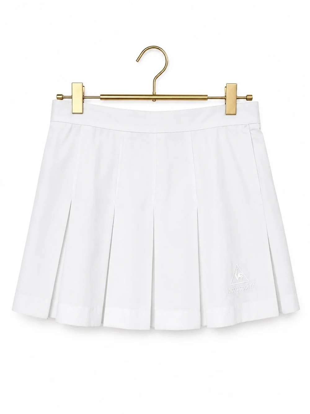Le Coq Sportif White Pleated Tennis Skirt 12